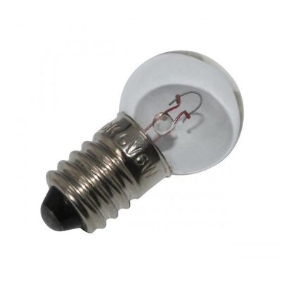 Petite ampoule à vis blanche E10 3.5V 200mA 0.70W à l'unité pour
