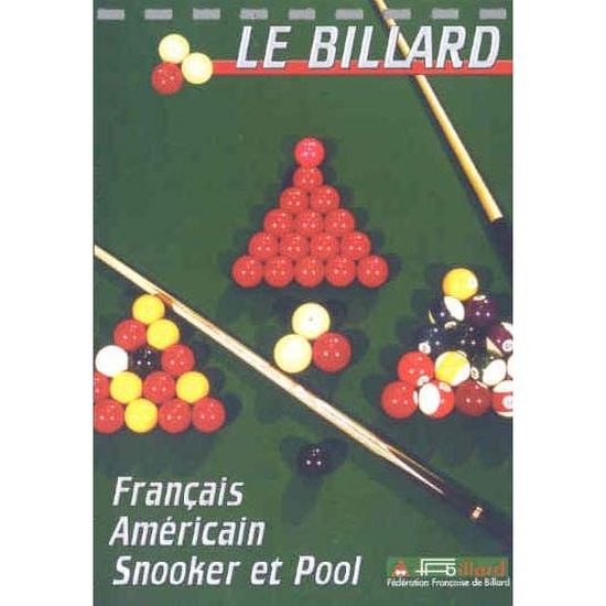 Dvd Le Billard Francais Americain Snooker Et Cdiscount Dvd