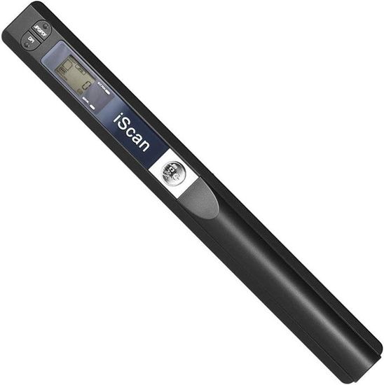 SCANNER-Noir iScan Stick Scanner portable Document A4 900 DPI JPG/PDF ...