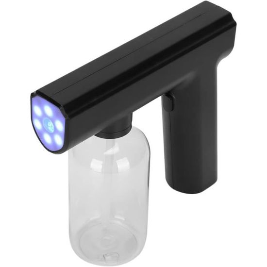 Brumisateur Désinfectant Portable Avec 6 Lampes Bleues - Atomisation Fine, Recharge USB-C - Pour Maison Et Bureau