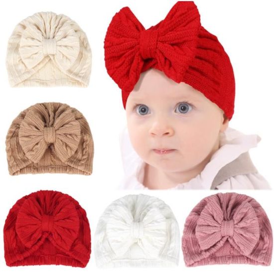 Turban tricot sales bebe