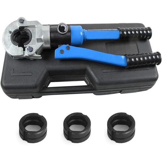 Outil De Sertissage Hydraulique LABLT Pour Tubes Cuivre - Matrices 1/2, 3/4 Et 1 Pouce - Garantie 1 An