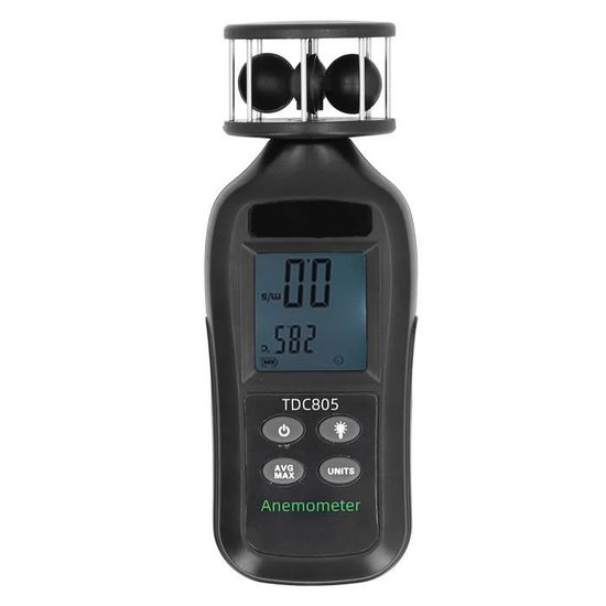 Compteur de vitesse du vent Anémomètre numérique WT82B Anémomètre Jauge