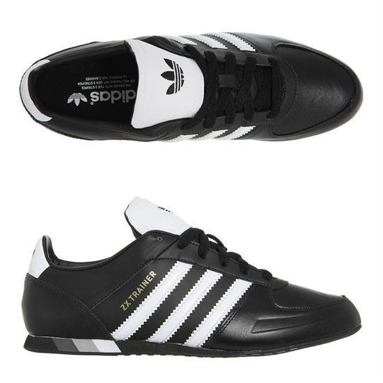 ADIDAS Baskets ZX Trainer Homme Noir et blanc Cdiscount Chaussures