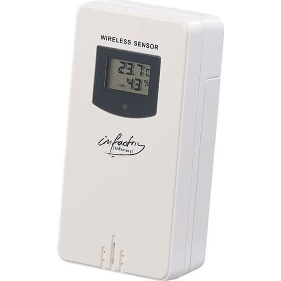 Capteur Extérieur Sans Fil Kalawen PT20 - Thermomètre Et Hygromètre Pour Station Météo, Transmission Sans Fil