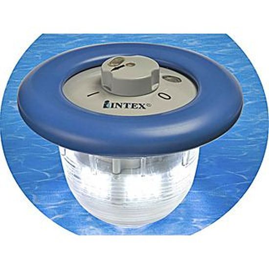 Lampe flottante bleue INTEX 96 LED pour piscine Intex 56694 