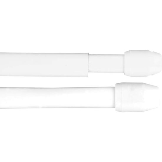 Swpeet Lot De 2 Barres Rondes En Acier Inoxydable Massif De 6