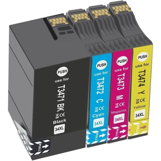 Cartouche d'encre originale Epson 34XL Magenta