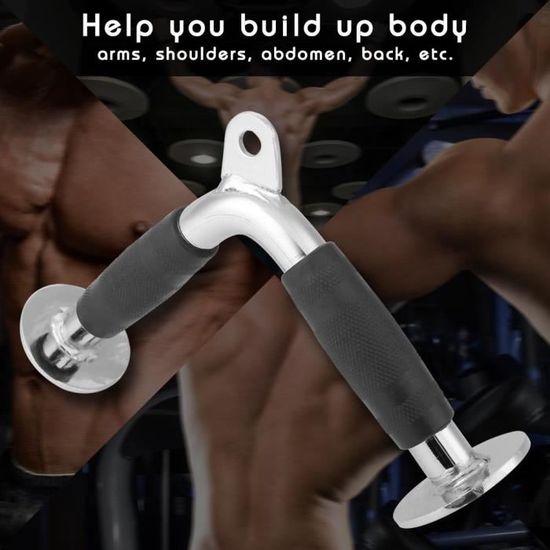 Fitness Épaules Ycrdtap Triangle De Tirage Parallèle Double Poignées Dos Barre De Triceps en V avec Prises en Caoutchouc pour Musculation des Bras Poitrine Fitness Épaules Ycrdtap Triangle De Tirage Parallèle Double Poignées Dos Barre De Triceps en V avec Prises en Caoutchouc pour Musculation des Bras Poitrine