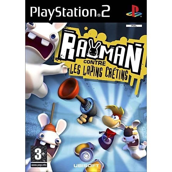 Rayman Contre Les Lapins Cretins / Jeu Console PS2