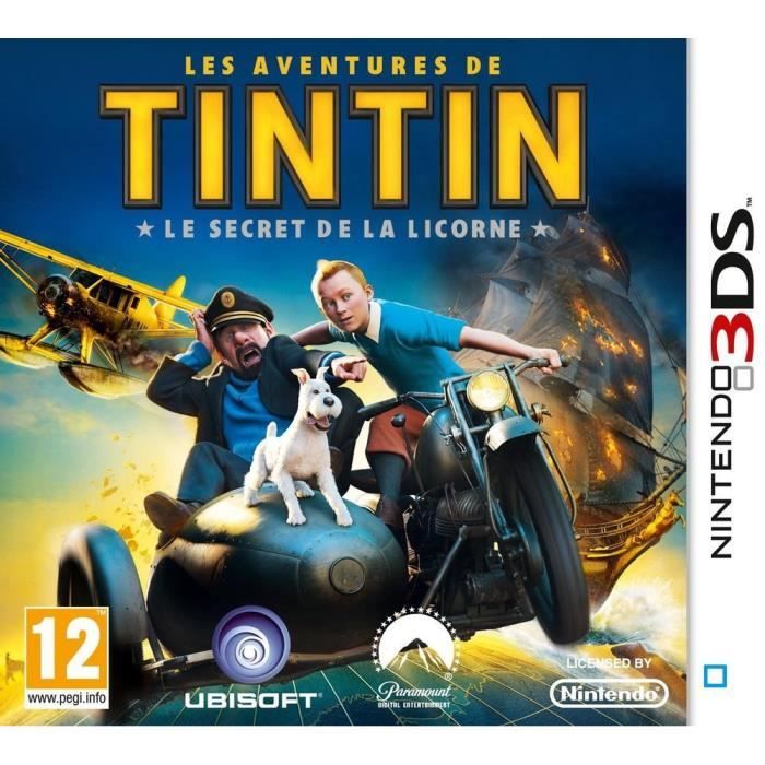 Tintin Le Secret De La Licorne Jeu Console 3ds Achat Vente
