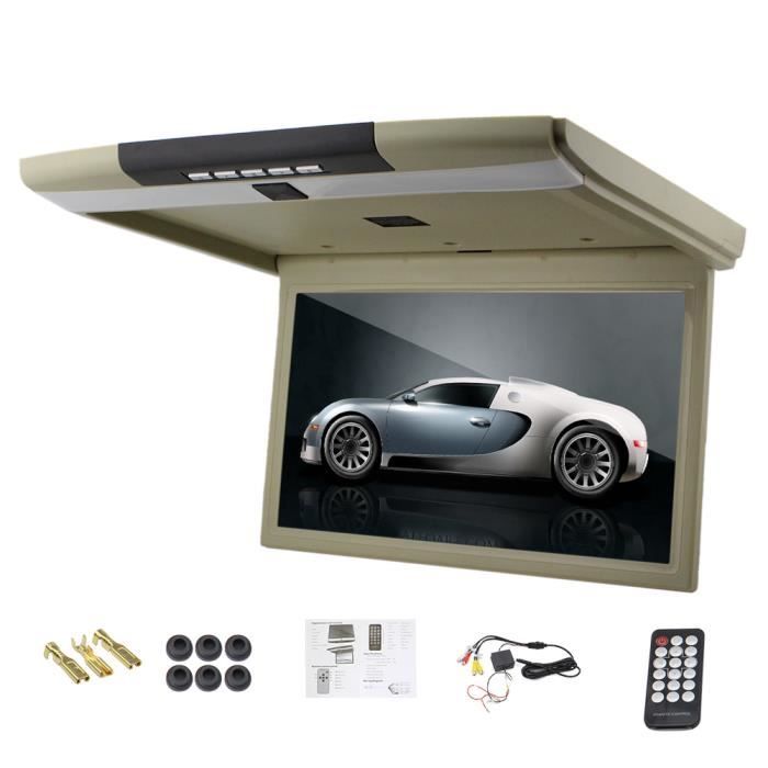 Autoradio Vente chaude Moniteur de voiture 15 pouces pouces LED voiture écran digital monté sur le toit du moniteur plafond de