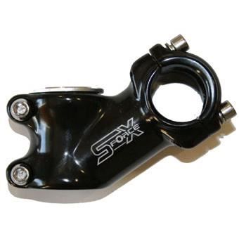Potence vélo - AHEADSET - en aluminium - pour 1 pouce - diamètre cintre 25,4 mm - longueur 60 mm - couleur noir