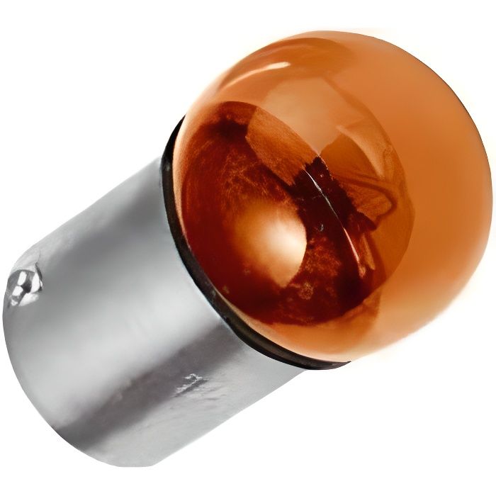 Ampoule Scooter pour cc de a 17445 etat Ampoule de clignotant orange 12V 10W type BA15S. Plot face à face non désalés. Ve...