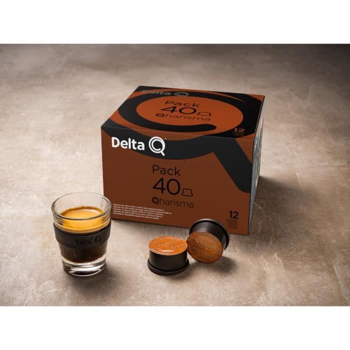 Pack XL Capsules Qharisma n°12 x 40 - Compatible Machines Delta Q