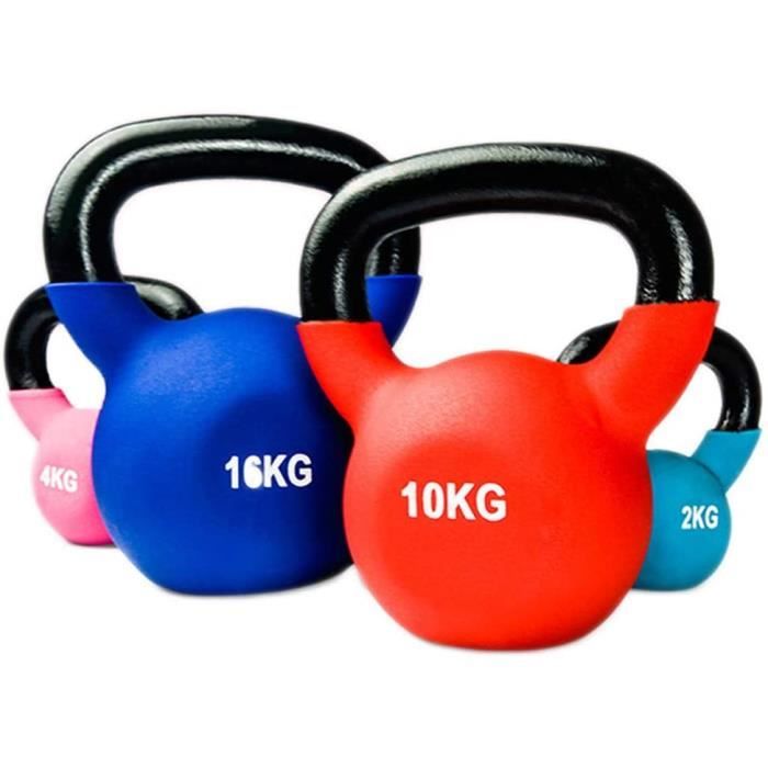 YXST Kettlebell 2kg-4kg-6kg-8kg-10kg-12kg-14kg-18kg-20kg éQuipement D'EntraîNement à Domicile Gym Force Fitness Pilates Musculat106