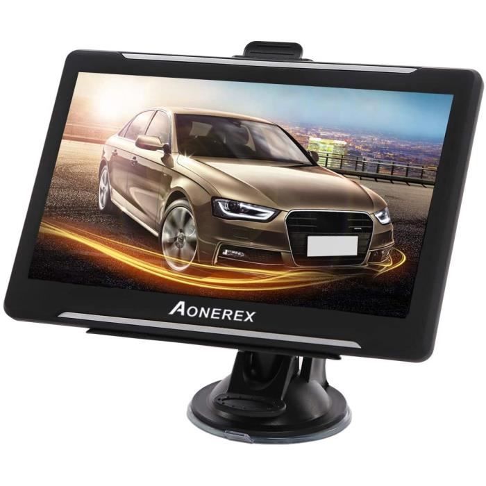 Appareils De Navigation pour Camions pour Voitures SIXGO Syst/èMe De Navigation /à /éCran Tactile HD De 9 Pouces avec Avertissement De Radar Poi Voie De Guidage Vocal Et Mises /à Jour Gratuites /à Vie