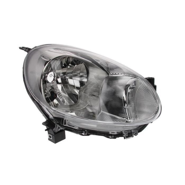 Phare Optique Avant Droit, H4, électrique sans Moteur pour DATSUN/NISSAN MICRA de 2010 à 2013