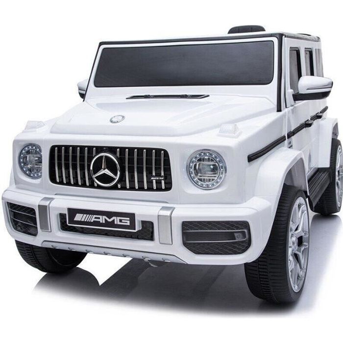 FINOOS Mercedes Benz G63 Voiture éléctrique pour enfant 12V - Blanc
