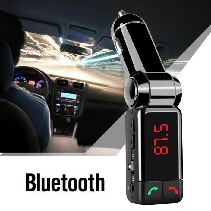 Gosear® transmetteur FM voiture Double Port USB MP3 SD Voiture Bluetooth Sans Fil Lecteur Parleur