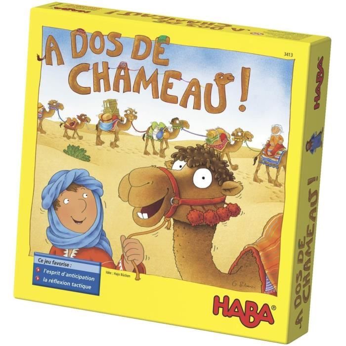 HABA - A dos de chameau - Un jeu de tactique et de suspense - 6 ans et plus, 3413