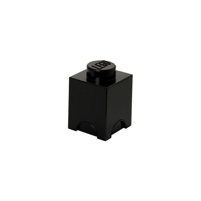 LEGO Brique de rangement - 40011733 - Empilable - Noir