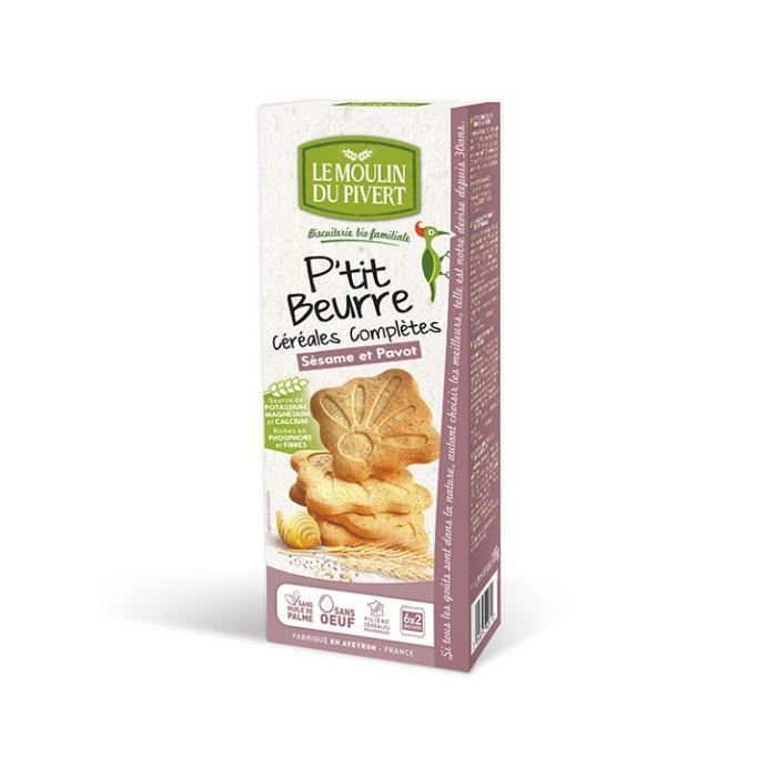 P'tit beurre complet 155gr - Le Moulin du Pivert