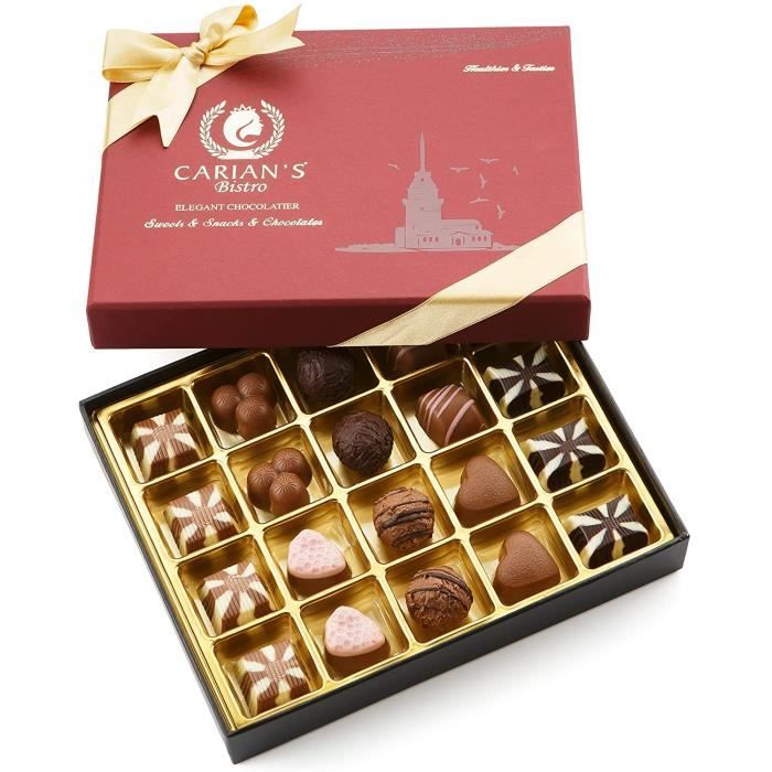 Sachet De Boite Chocolat - Boîte Chocolat-Truffes Gastronomiques -Pour Adultes-Valentin Anniversaire