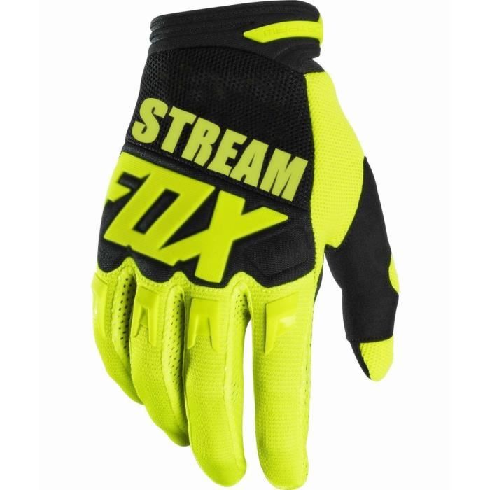 Gants vélo,2020 vapeur FOX Motocross gants Moto course gants BMX ATV vtt hors route Moto gants VTT gants de VTT - Type Jaune