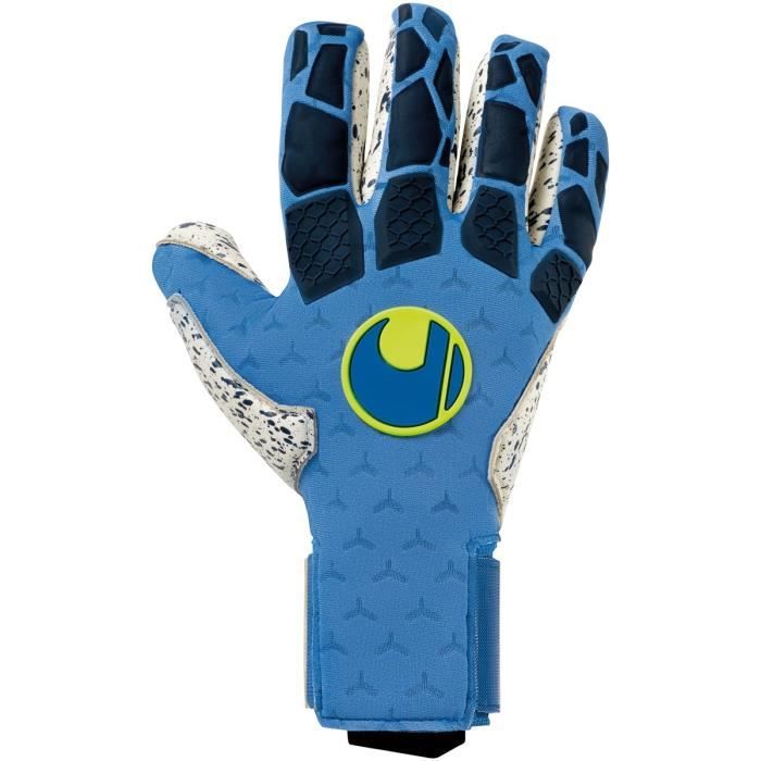 Gants de gardien de but Uhlsport Gyperact Supergrip Finger Surround - bleu nuit/blanc/jaune fluo - 11