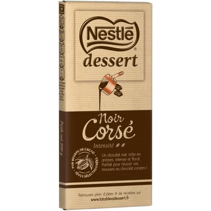 NESTLE DESSERT - Dessert Corsé 200G - Lot De 4