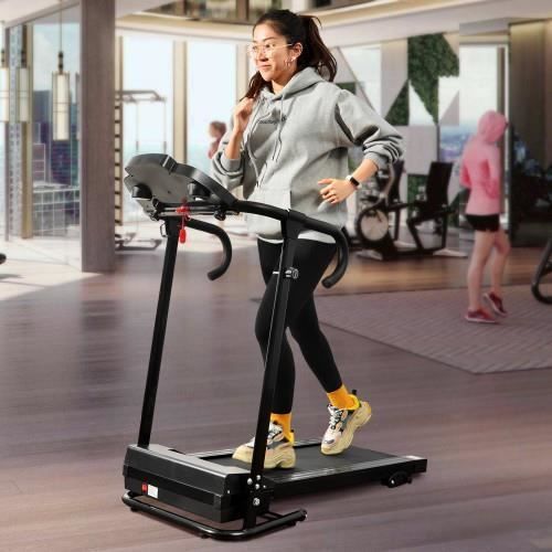 Stocké en Europe !Tapis de Course 500 W électrique pliable machine de fitness vélo d'exercice-116 x 64 x 124 cm