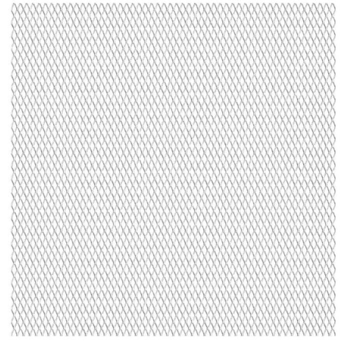 VidaXL Panneau de grillage de jardin Acier inox 100x85 cm 45x20x4 mm