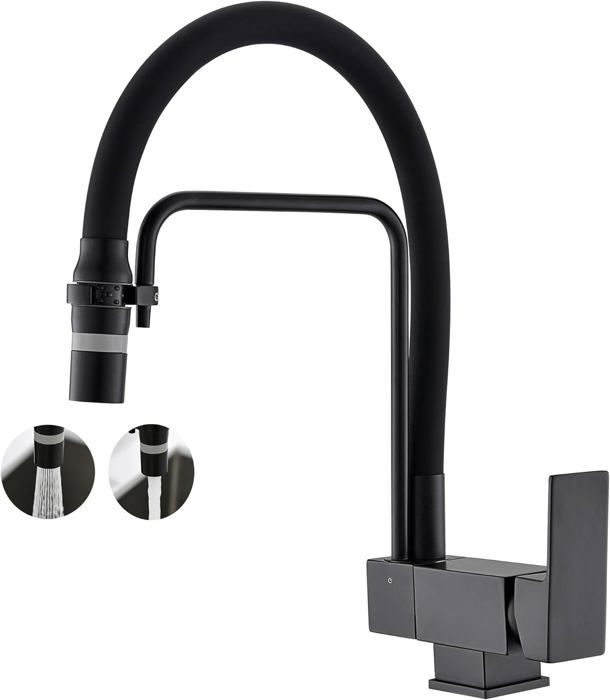 Robinet Cuisine Rabattable 2 Modes D'évacuation De L'eau Robinet