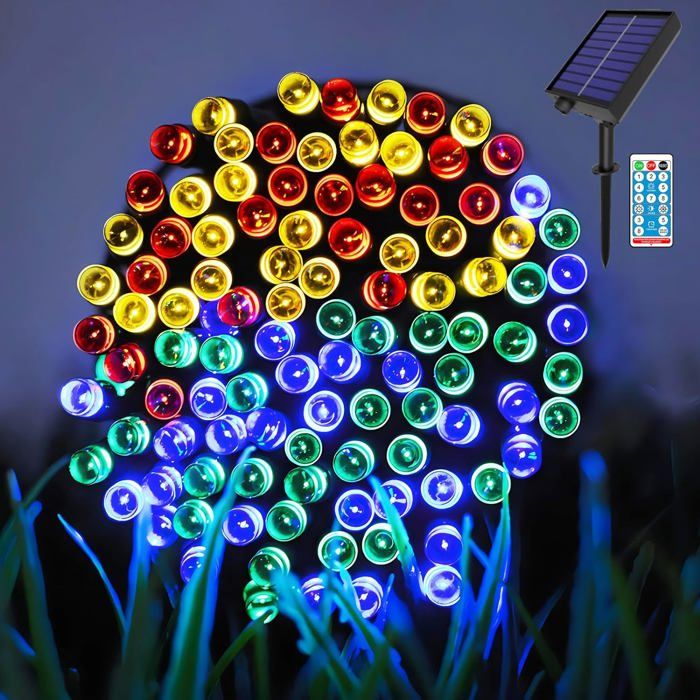 guirlande solaire extérieur | Guirlande LED terrasse – Ma-deco-jardin