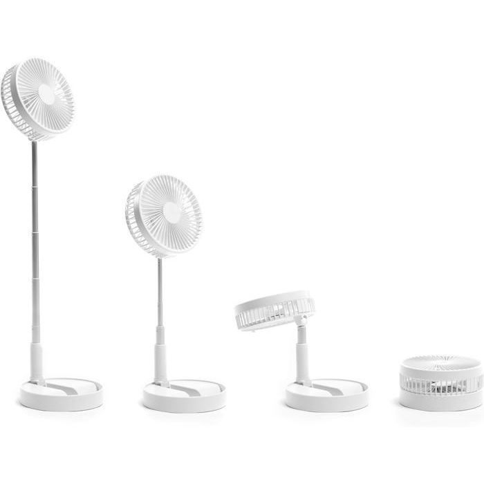 Ventilateur Portable 3 en 1 - CELLUSTOP - Rechargeable USB - Pliable - Silencieux - 4 Vitesses - Cellustop