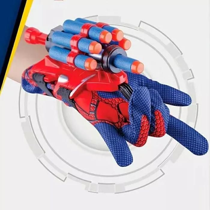 Gant Lanceur de Toiles d'Araignée – Jouet de Super-Héros Interactif pour Enfants et Adultes – Équipement de Cosplay Durable en ABS – Cadeau de Noël et de Nouvel An Idéal
