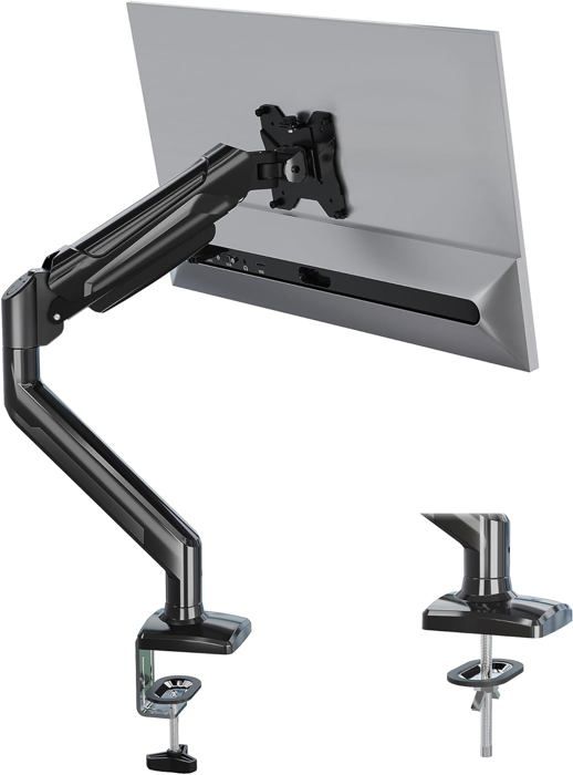 Support Ecran Pc Bras Simple Pour Moniteurs De 13 A 34 Pouces,Pivot ...