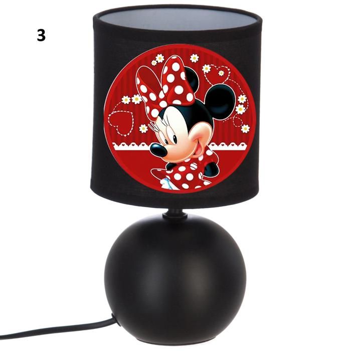 lampe de chevet noir minnie