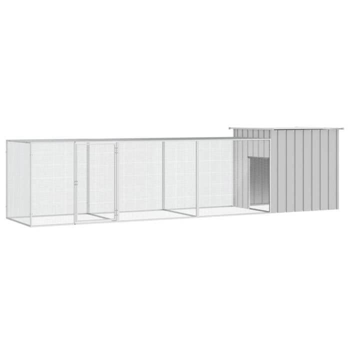 vidaXL Cage pour poules 400x91x100 cm - vue 2