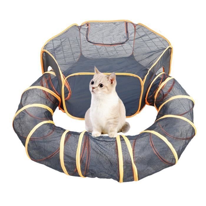 Meilleurs prix pour Tunnel pour Chat Jouets Chat dintrieur interactifs Cage Portable Interactive lextrieur Tente de Jeu et Tunnel pour AIRE DE JEU