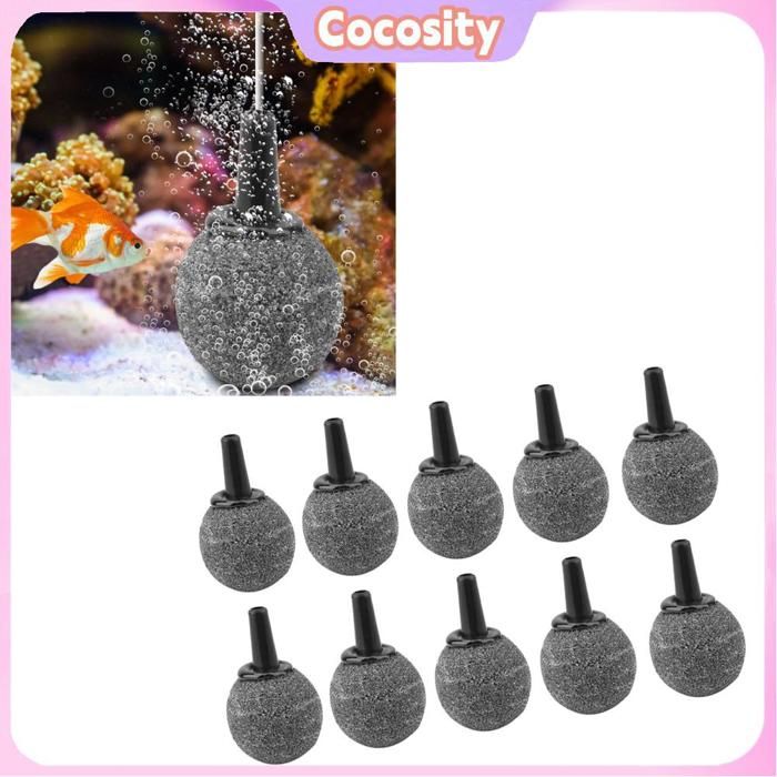 Meilleurs prix pour Cocosity Pierre à bulles 10pcs Modèle de Calebash Stone à Bulles doxygène pour Aquarium animalerie eau