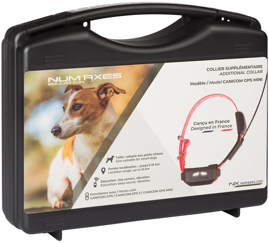Comparer les prix de Collier de localisation - NUMAXES - CANICOM GPS Mini - Sans fonction dressage - Orange