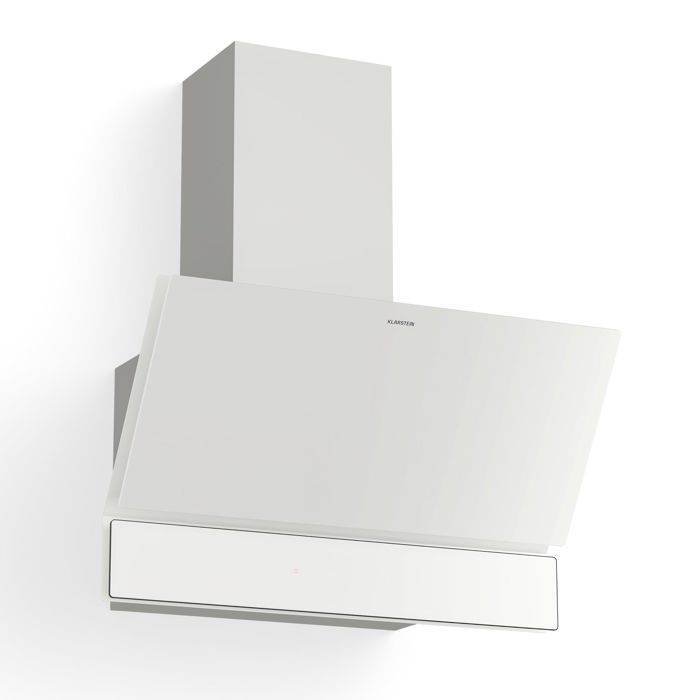 Klarstein velaire hotte aspirante 60 cm minimaliste puissante classe &eacute;nerg&eacute;tique a++ 820 m&sup3;h blanc