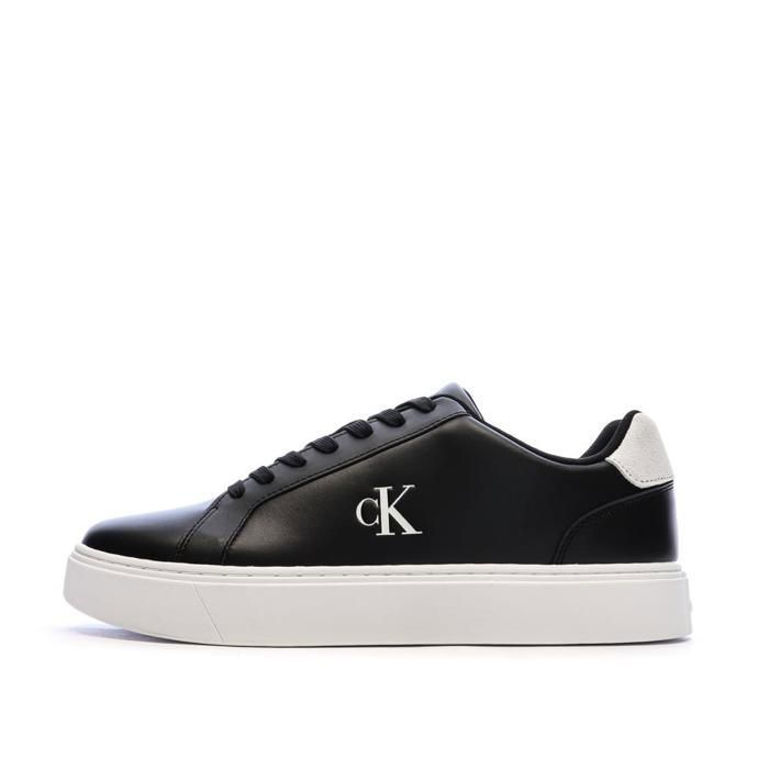 Calvin Klein Baskets Noires Homme Calvin Klein Jeans Classic Cupsole Lace