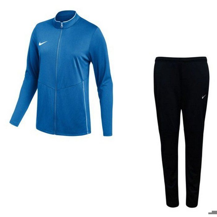 Ensemble jogging - NIKE - Dri-FIT Swoosh - Femme - Bleu/Noir - Respirant - 100% polyester