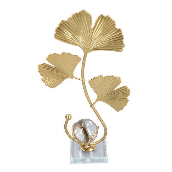 Boule de cristal décorative - - Design nordique - Fer et cristal - Artisanat exquis OBJET DECORATIF