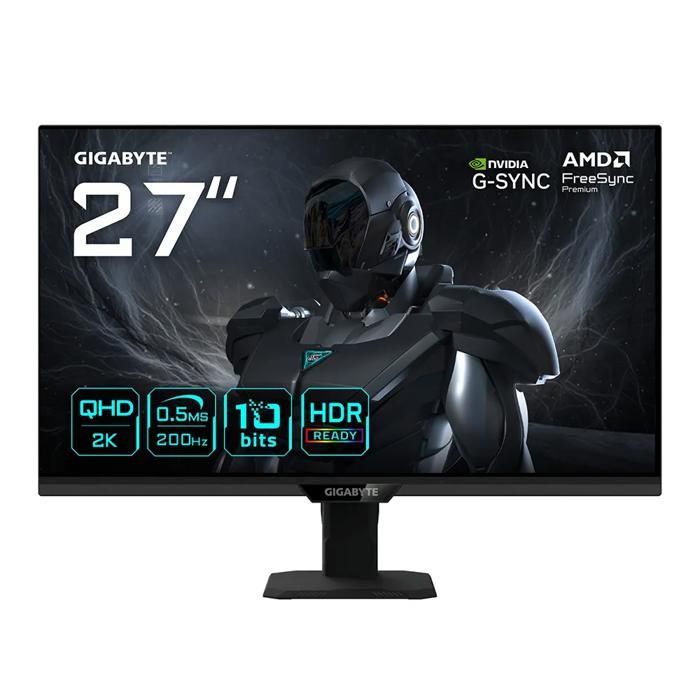 GIGABYTE G27Q20T Moniteur Gaming 27” QHD 2560 x 1440 200Hz 0.5ms G Sync Compatible FreeSync Premium HDR10 HDMI 2.0 DisplayPort 1.4 Neuf - vue 9