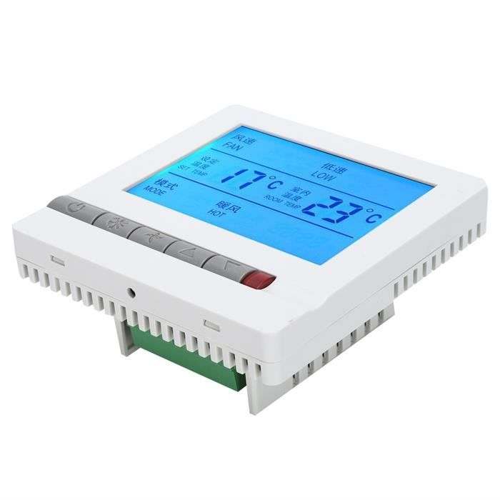 Akozon Thermostat de ventilo-convecteur Thermostat, Contrôleur de