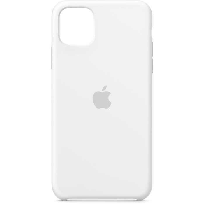 APPLE Coque Silicone Blanc pour iPhone 11 Pro Max Cdiscount Téléphonie